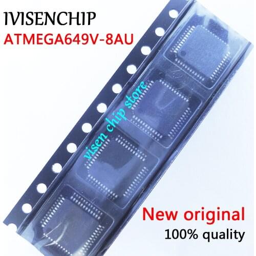 5pcs ATMEGA649V-8AU ATMEGA649V 8AU QFP-64