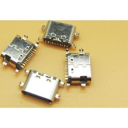 50pcs USB 3.1 Type C Connector 16 Pin Female SMT Tab jack Version Socket For Ulefone Power 5 MTK6763 Octa Core 6.0