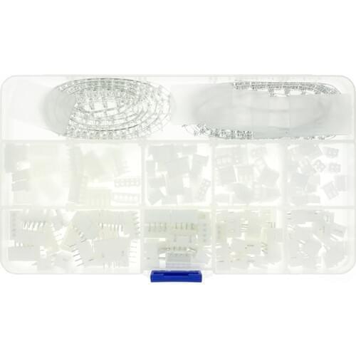 560pcs XH2.54 2p 3p 4p 5 pin 2.54mm Pitch Terminal Kit / Housing / Pin Header JST Connector Wire Connectors Adaptor XH DIY Kits