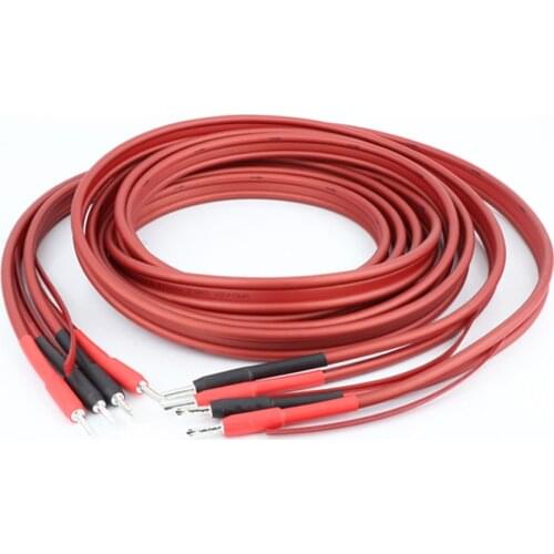 Hifi Audio OFC+Silver Plated Mixed Cable Hi-end Speaker Cable Loudspeaker Interconnect Wire