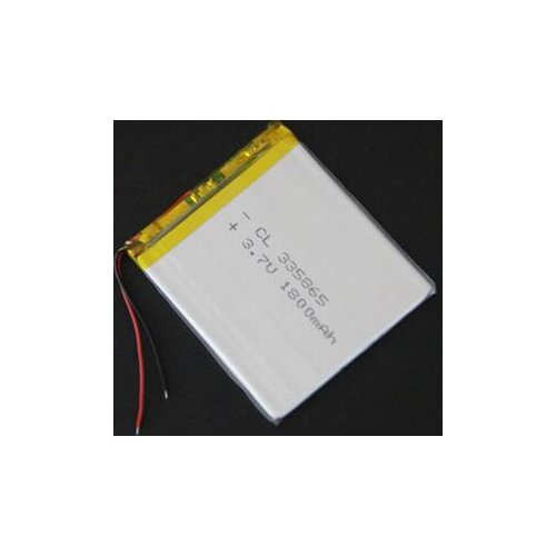 Free shipping 1pcs 335865 3.7v 1800mah li-polymer rechargeable lithium battery li-po for DVD GPS navigator