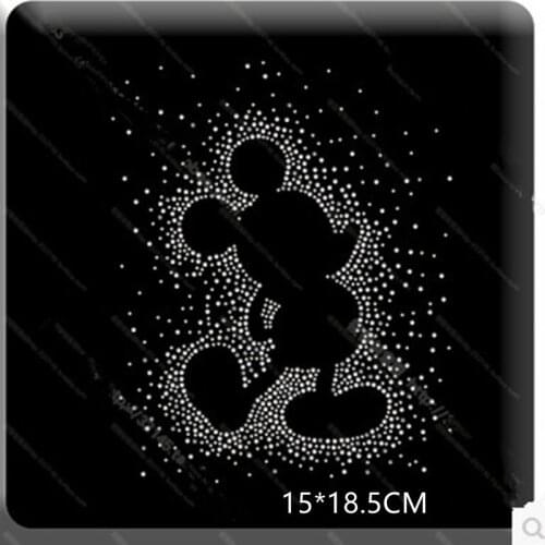 Cartoon sticker transfers design iron on transfer patches hot fix rhinestone transfer motifs fixing rhinestones