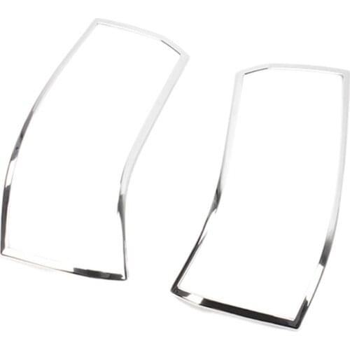 Car Chrome Bezel Headlight Frame Decoration for Land Rover Freelander 2 2006-2010