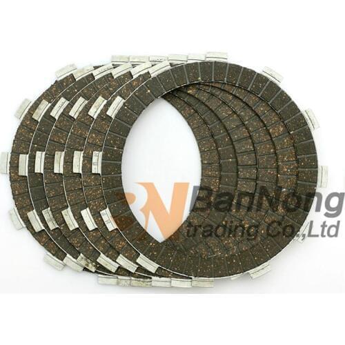 6 pcs Motorcycle Clutch Friction Plate For HONDA CB400 Super Four CB400AD CB400F CB400S CB400SA CB400SAD CB400SF CBR600F