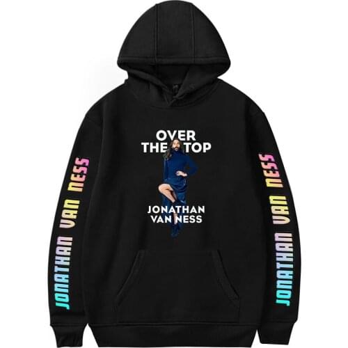 2021 New Arrival jonathan van ness Hoodie Sweatshirts Men Women Print Pullover Harajuku Tracksui Clothes Hip Hop Kids Pullovers