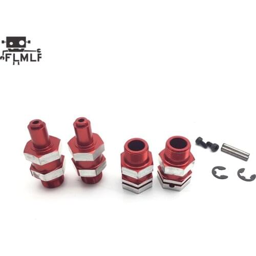 Quick Release Metal Front or Rear Hex Hub Extended Axle Kit for 1/5 HPI ROFUN ROVAN KM BAJA 5B 5T 5SC RC CAR PARTS