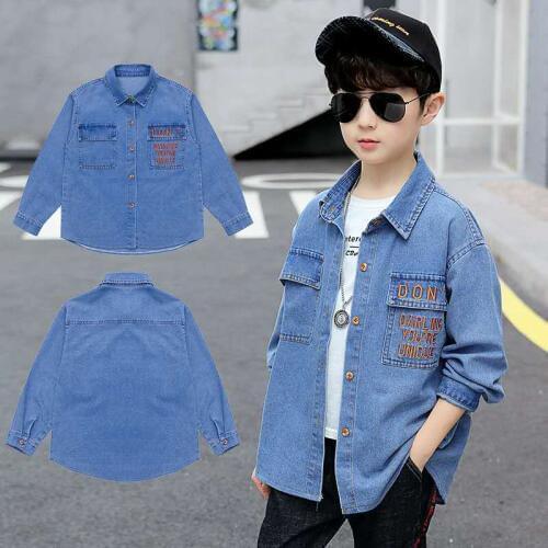 Leng ruo xi Long Sleeve Shirts For Boys