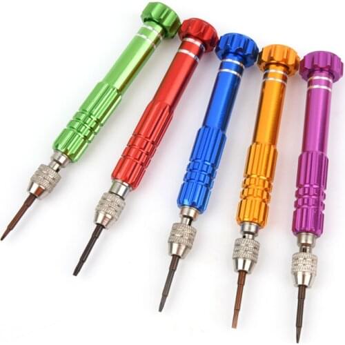 Free shipping 5 in 1 Repair Open Tool Kit Precision Screwdrivers Set of Tools Screwdriver For iPhone 4 5 6 6s Samsung Galaxy