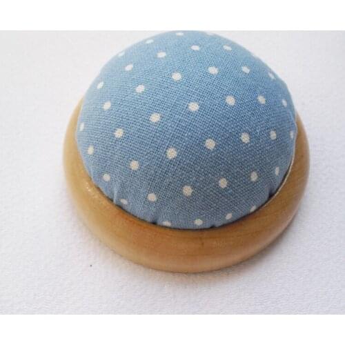 Free shipping 20pcs/lot Needle Pin Cushion handmade DIY Handcraft Tool for sewing needlework Wooden base cross stitch E21-1