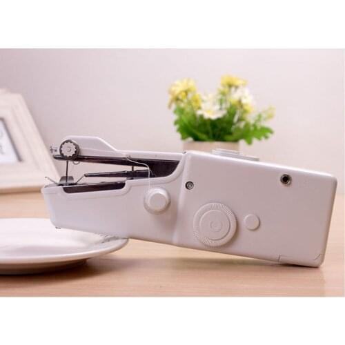 Mini Portable Handy Sewing Machine DIY Cordless Handheld Fabric manual sewing Electric Quick Stitch Sew Needlework Electric Tool