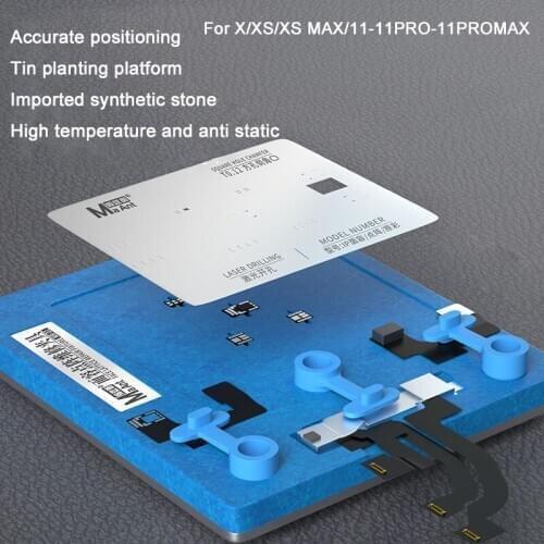 Phone Dot Matrix Repair Fixture for X XS XSMAX 11 11pro MAX Face ID Repair Holder Front Camera BGA Reballing Stencil
