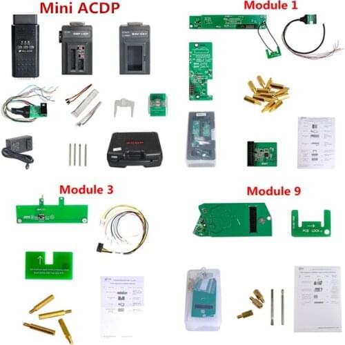 Yanhua Mini ACDP Master Key Programmer with Module1/3/9 for-BMW CAS1-CAS4+/FEM/BDC/ DME ISN Code Read&Write for-Land Rover KVM