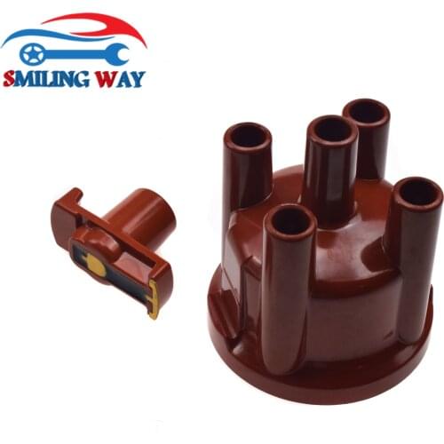 Distributor Rator & Cap For VW Polo Caddy Golf III Lupo & Seat Arosa Cordoba Ibiza II & Skoda Octavia I 035905225F 052905225C