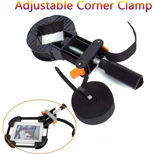 4M Adjustable Rapid Corner Clamp 4 Jaws Band Strap Frame Holder Picture Photo Frame Drawer Corner Woodworking Tools Supplies