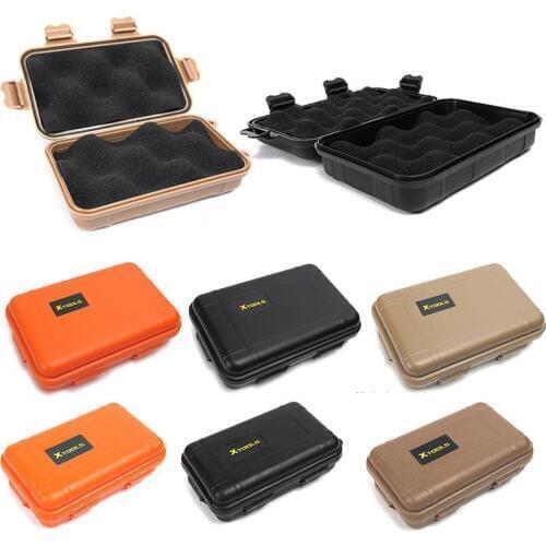 Outdoor Wild Survival Tool Box Small Large EDC Kit Shockproof Pressure Resistant Waterproof Dustproof