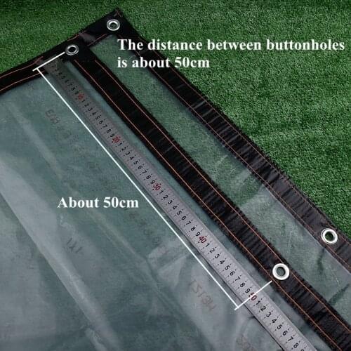 Custom size 1pc 2.8 5x 3m 1pc 2.7 x 2.55m 1pc 2.7 x 2.7m 1pc 2.7 x 2.5m Translucent Rainproof Cloth PE Film Tarpaulin