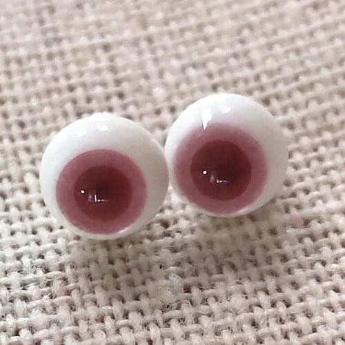 [wamami] 6mm Pink Eyes Glass Eyes Outfit For BJD Doll Dollfie