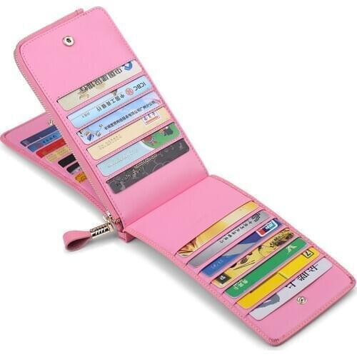 Hand bag Wallet Women Long Fashion Genuine Leather Large Capacity Card Holder Solid Zipper&Hasp Luxury Brand