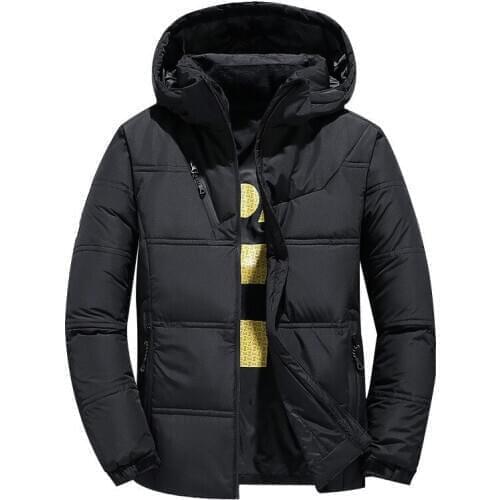 Winter Men Jacket Fashion Cotton Thick Thermal Parkas Male Casual Outwear Windbreaker Hoodies Jackets Brand Clothing