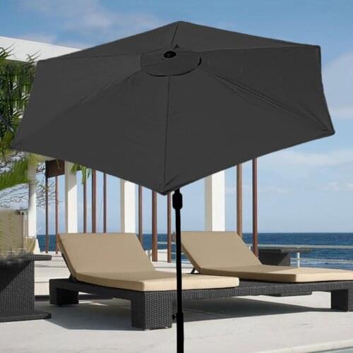 Patio Umbrella Waterproof Uv Protection Outdoor Awnings Keep Cool Gazebo Pergola Easy To Install Umbrella Canopy Cover