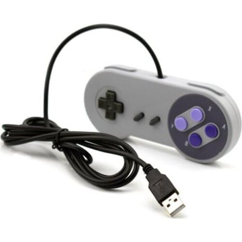 1PCs USB Gamepad Game Controller Gaming Joystick Controller for SNES Game pad for Windows PC MAC Computer Control Joystick
