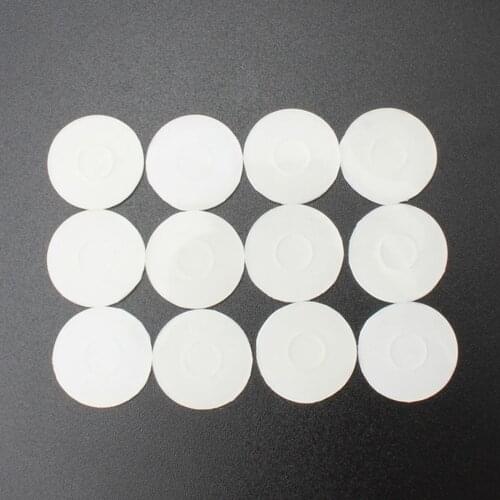 12Pcs Clear Bike French Presta Valve Sticker Rim Protection Bicycle Pad Tube Tire Gasket Repair Mountain Road Accessories