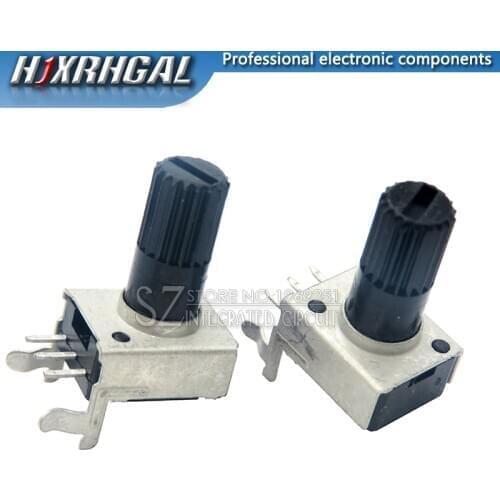 5pcs RV09 Horizontal12.5mm Shaft 5k 10k 50k 100k 0932 Adjustable Resistor 9 Type 3pin Seal Potentiometer igmopnrq