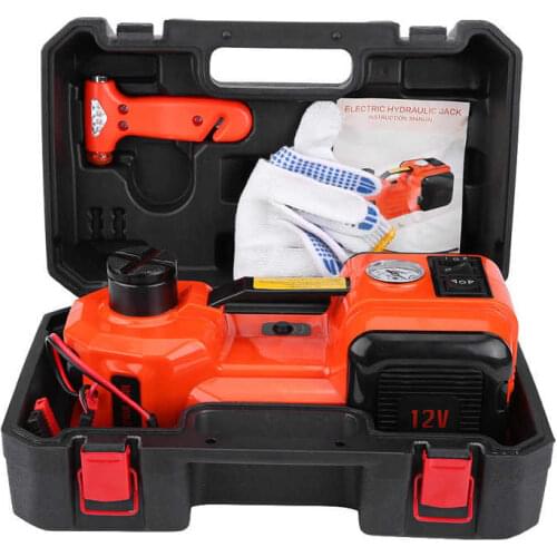 Oversea 5Ton 12V DC Automotive Car Electric Hydraulic Floor Jack Lift Garage and Emergency Equipment Auto Lifting Repair