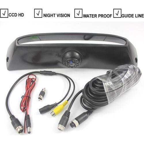 Car Brake Light Camera Auto Reverse Backup Camera For IVECO Daily 2011-2014 Parking Reversing Camera 8pcs IR lights High Quality