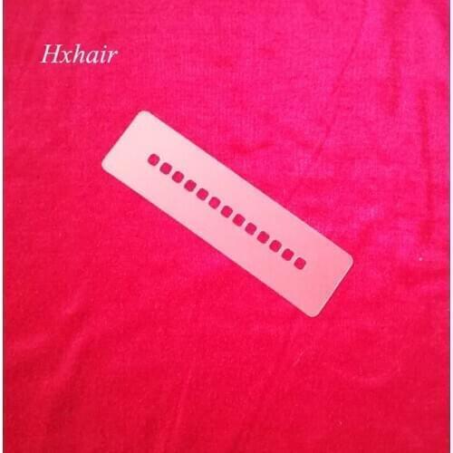Freeshipping - 200pcs Multi Holes Template / Heat Shield Spacer Separator / Hair Extension Tools