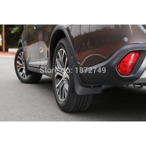 For Mitsubishi Outlander 2013 2014 2015 2016 2017 Mud flaps splash guards fenders mudguard with logo