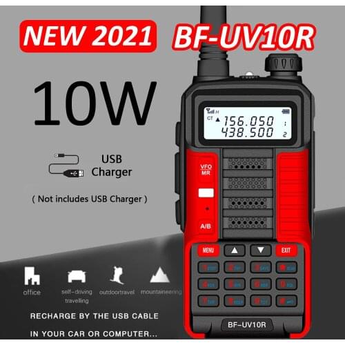 Two Way Radio Baofeng Walkie Talkies UV 10R High Power 128 Channels VHF UHF Dual Band 2 Way CB Ham Radio Baofeng UV-10R