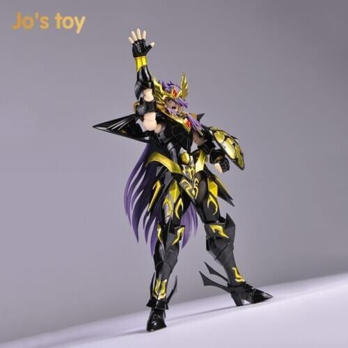 Jos toy Original Bandai Saint Seiya Soul of Gold EX Evil God Cloth PVC Action Figure Saint Seiya Model Doll Toys