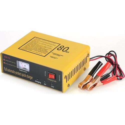 6V/12V Intelligent battery charger Automatic Pulse Repair Type Maintainer for Lead Acid Battery Lithium Battery 120W AC110V-250V