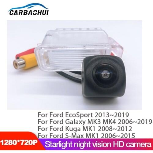 Rear View Camera For Ford EcoSport 2013~2019 Galaxy MK3 MK4 2006~2019 Kuga MK1 2008~2012 S-Max MK1 2006~2015 Car Camera