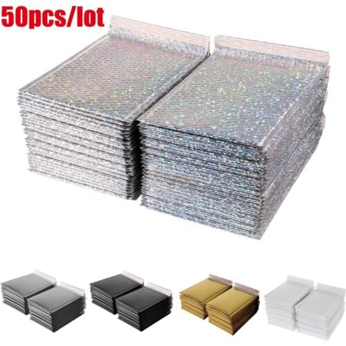 50Pcs/Lot Bubble Envelopes Bags Mailers Padded Shipping Envelope Bubble Mailing Bag Different Specifications Packaging Bag