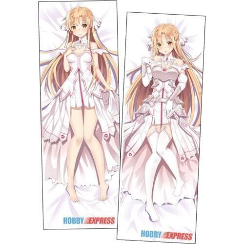 Hobby Express Anime Dakimakura Japanese Otaku Waifu Hugging Body Pillow Cover Asuna Yuuki ADP20406