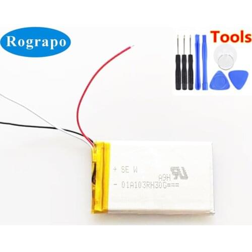 New 1000mAh Battery For Sony NW-A25 NW-A26 NW-A27 MP3 Accumulator 3.7V Rechargeable Batterie 3-wire+tools