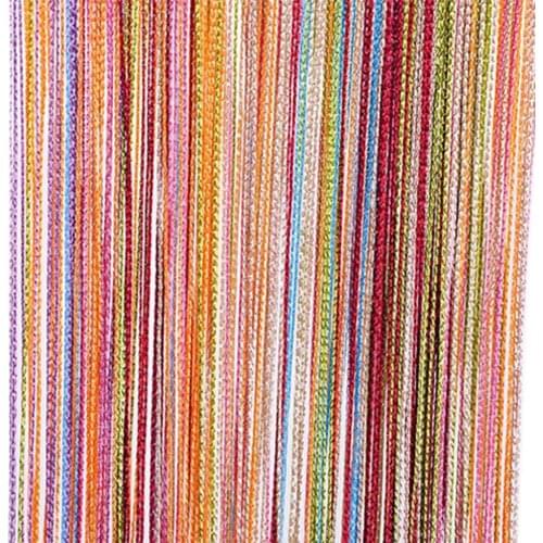 ZiDeTang Fringe Polyester Door Curtain Tassel Thread String Room Divider Curtain Panel Window Deco Screen