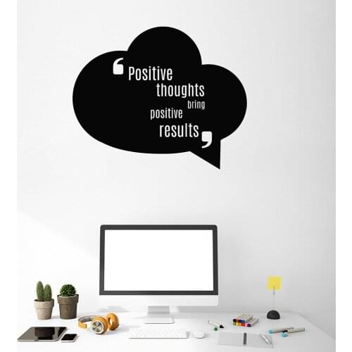 Positive Quote Saying Inspirational Vinyl Wall Decal Stickers Home Decor Office Interior Art Mural Wallpaper