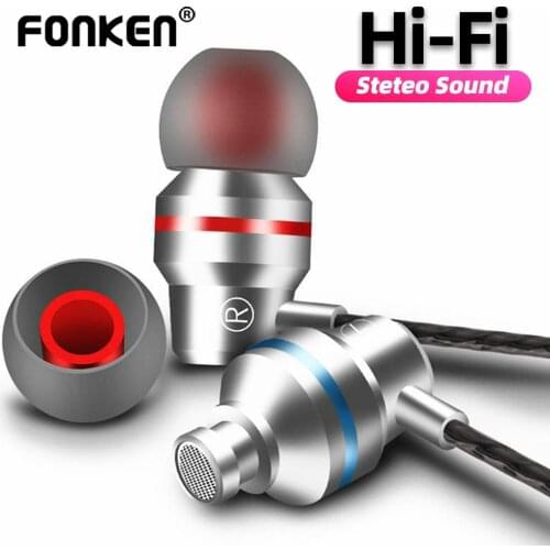 3.5mm Wired Headphones With Bass Earbuds Stereo Earphone Music Sport Gaming Headset With Mic For Xiaomi IPhone 11 HIFI Earpiece