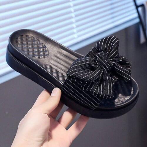 Platform Sandals Women 'S New Soft Bottom Casual Flat Korean Style Thick Bottom Height Increasing Slippers Women 'S Summer