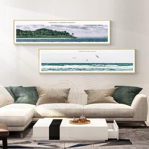 Nordic Seascape Print On Canvas Picture Painting Poster And Prints Home Decoration Cuadros Wall Picture For Living Room Unframed
