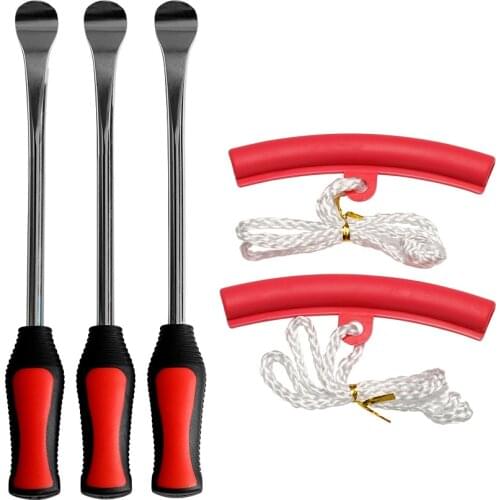 Tire Changing Set Tire Levers Spoon Set Spoon Lever Tools Heavy Duty Motorcycle Bike Car Tire Changing Levers Rim Protector