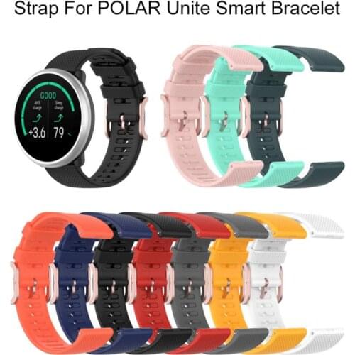 Replacement Watch Band For Polar Grit X/Ignite 2 Silicone Strap For Polar Vantage M M2/Unite Wristband Smart Watch Accessories