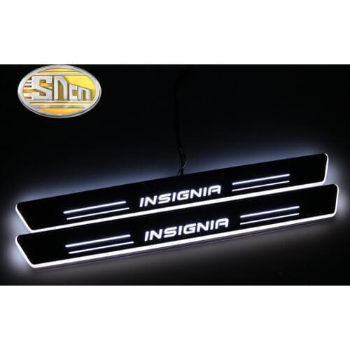 LED Door Sill Scuff Plate Guards Door Sill For Opel Astra H G J Insignia Mokka Zafira Corsa Vectra C D Ampera Dynamic Pedal