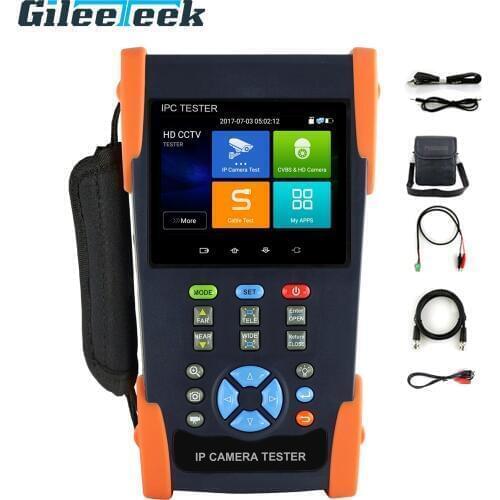 IPC3500 Plus CCTV Tester H.265 4K IP Analog Camera tester monitor with WIFI PoE Cable tracer Digital multimeter