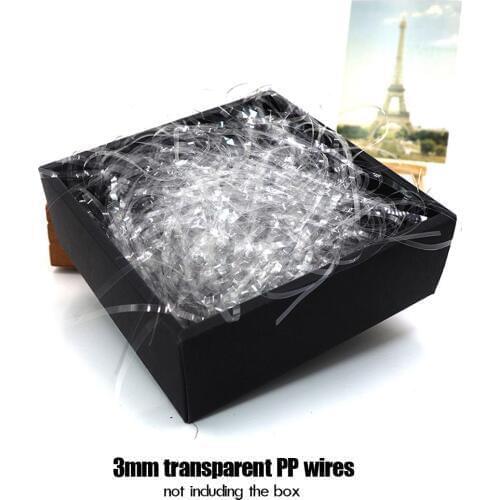 Party Favor 500g Transparent PP Raffia Wedding Candy Box Filler Mi Primera Comunion Christmas Valentine Gift Decor Confetti
