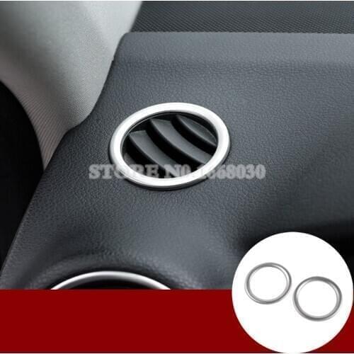 Inner Dashboard Air Vent Outlet Trim Cover 2pcs For Benz C Class W204 S204 2011-2013 Car accesories interior Car decoration
