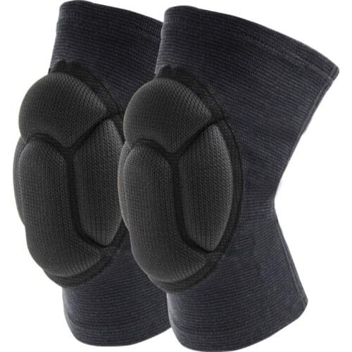 1 Pair Basketball Knee Pads Protector Compression Sleeve Honeycomb Foam Brace Kneepad Fitness Gear Volleyball Support